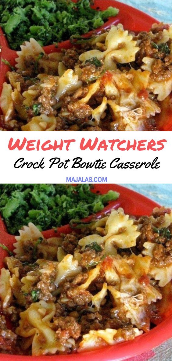 Crock Pot Bowtie Casserole -   12 healthy recipes Crock Pot weight ideas