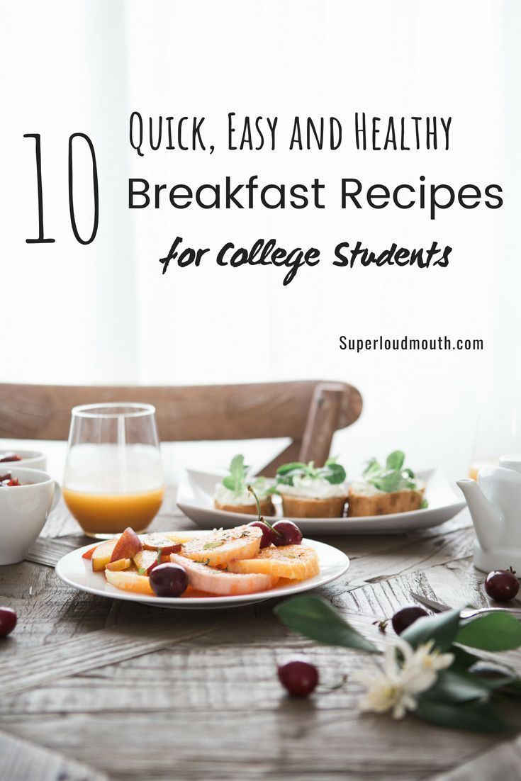 Breakfast recipes -   12 healthy recipes For College Students people ideas
