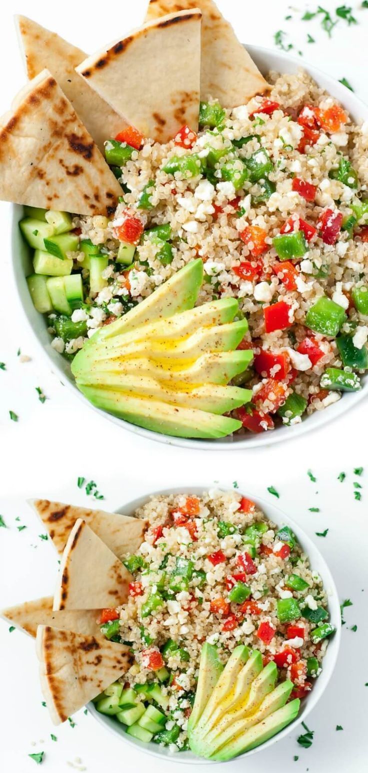 Greek Quinoa Bowls -   12 healthy recipes Vegetables glutenfree ideas