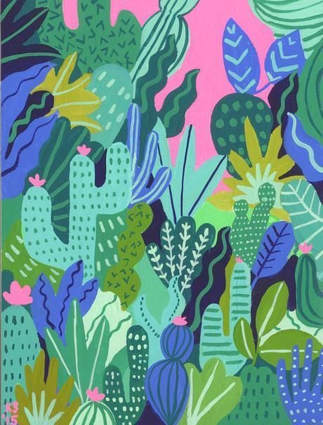 Peintures et illustrations par Kim Sielbeck -   12 plants Illustration pattern ideas