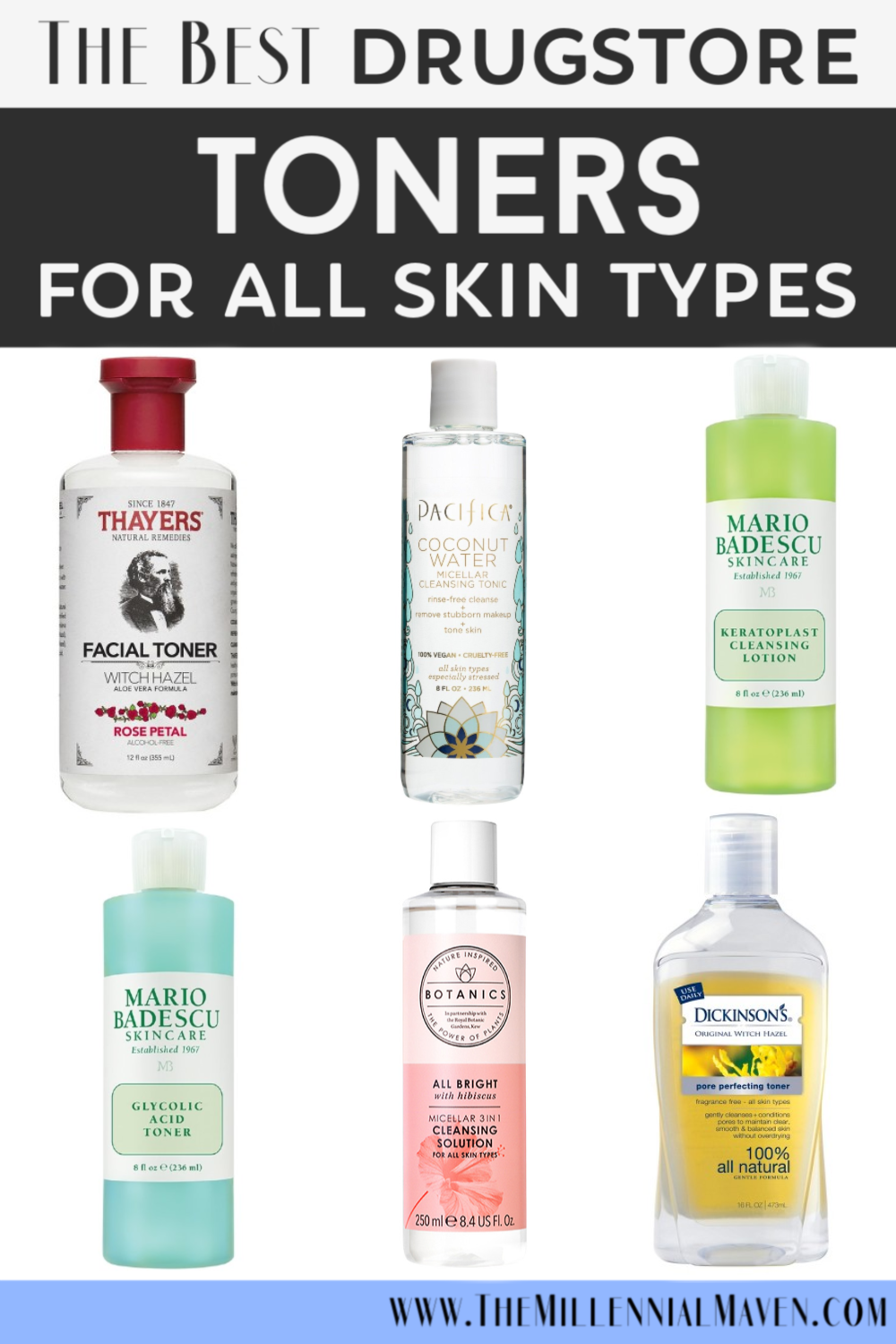 *UPDATED 2019!* The Best Drugstore Toners For All Skin Types! -   12 skin care Dupes skincare ideas