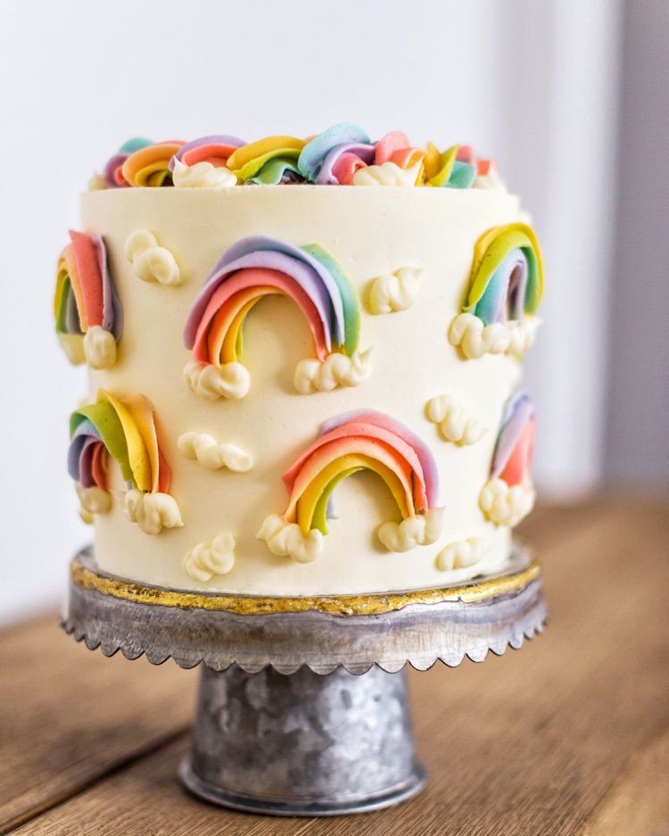 20+ Rainbow Cakes & Party Ideas -   13 cake For Kids rainbow ideas