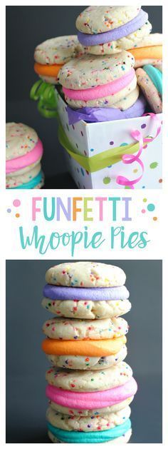 Easy Funfetti Cookies from a Cake Mix -   13 cake For Kids rainbow ideas