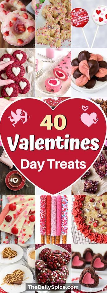 40 Valentines Day Treats Everyone Will Love -   13 desserts Sweets valentines day ideas