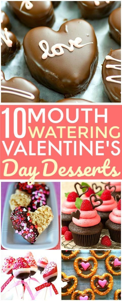10 Creative and Easy Valentine's Day Desserts -   13 desserts Sweets valentines day ideas