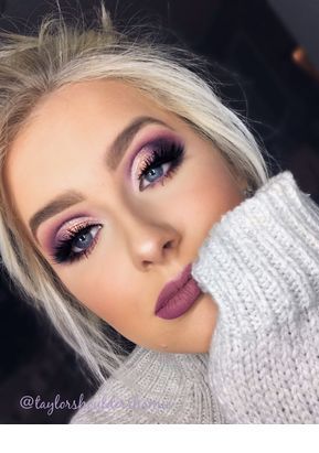 Cut crease. Purple eye makeup - Miladies.net -   13 going out makeup Looks ideas