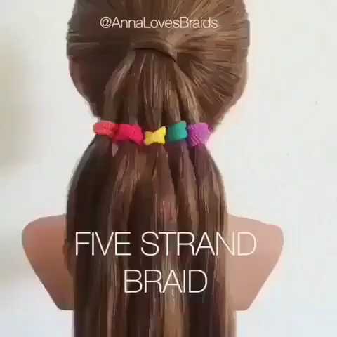 How to do five stand braid! -   13 hair DIY hairdos ideas