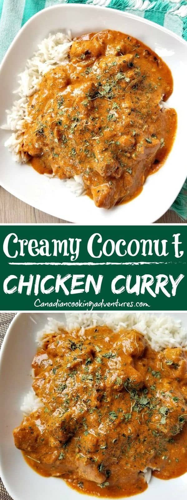 Creamy Coconut Chicken Curry -   13 healthy recipes Chicken curry ideas