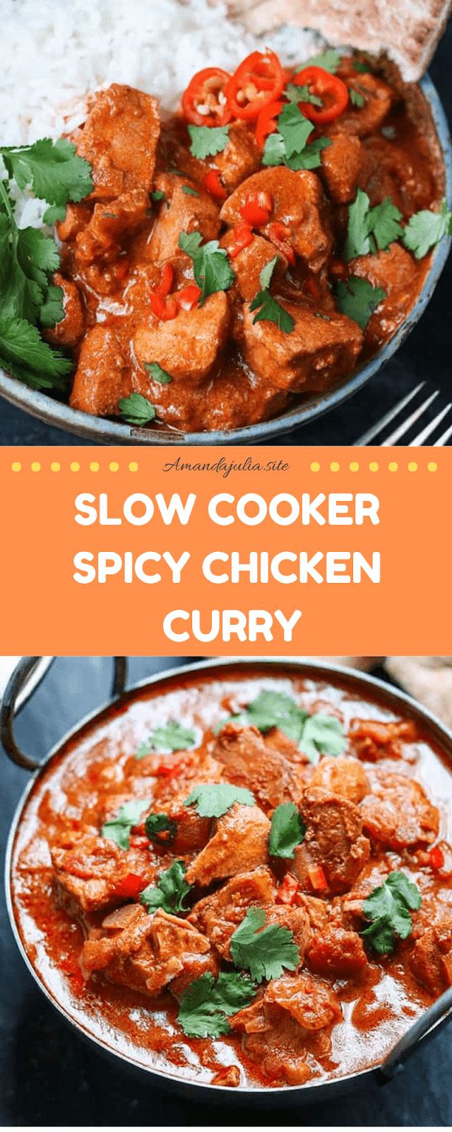 Slow Cooker Spicy Chicken Curry Recipe -   13 healthy recipes Chicken curry ideas