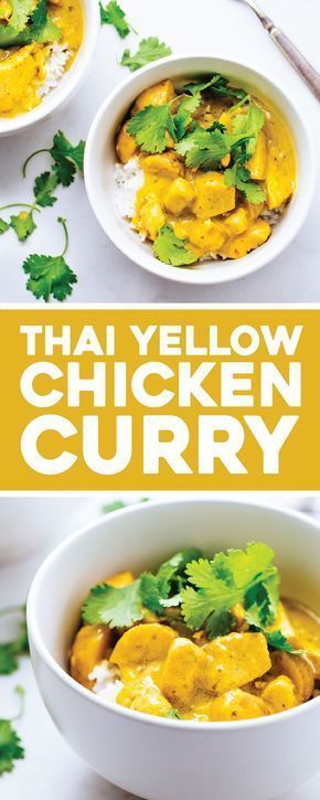 Thai Yellow Chicken Curry with Potatoes -   13 healthy recipes Chicken curry ideas