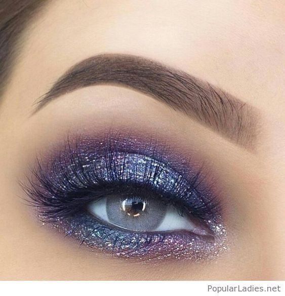 100+ Stunning Eye Makeup Ideas -   13 makeup Night blue ideas