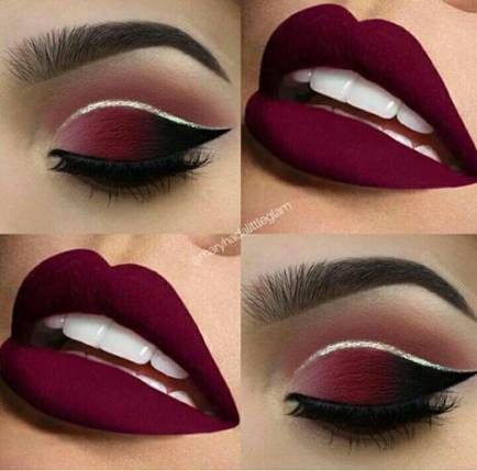 Makeup Eyeshadow Glitter Prom Red Lips 59 Ideas -   13 makeup Red tips ideas