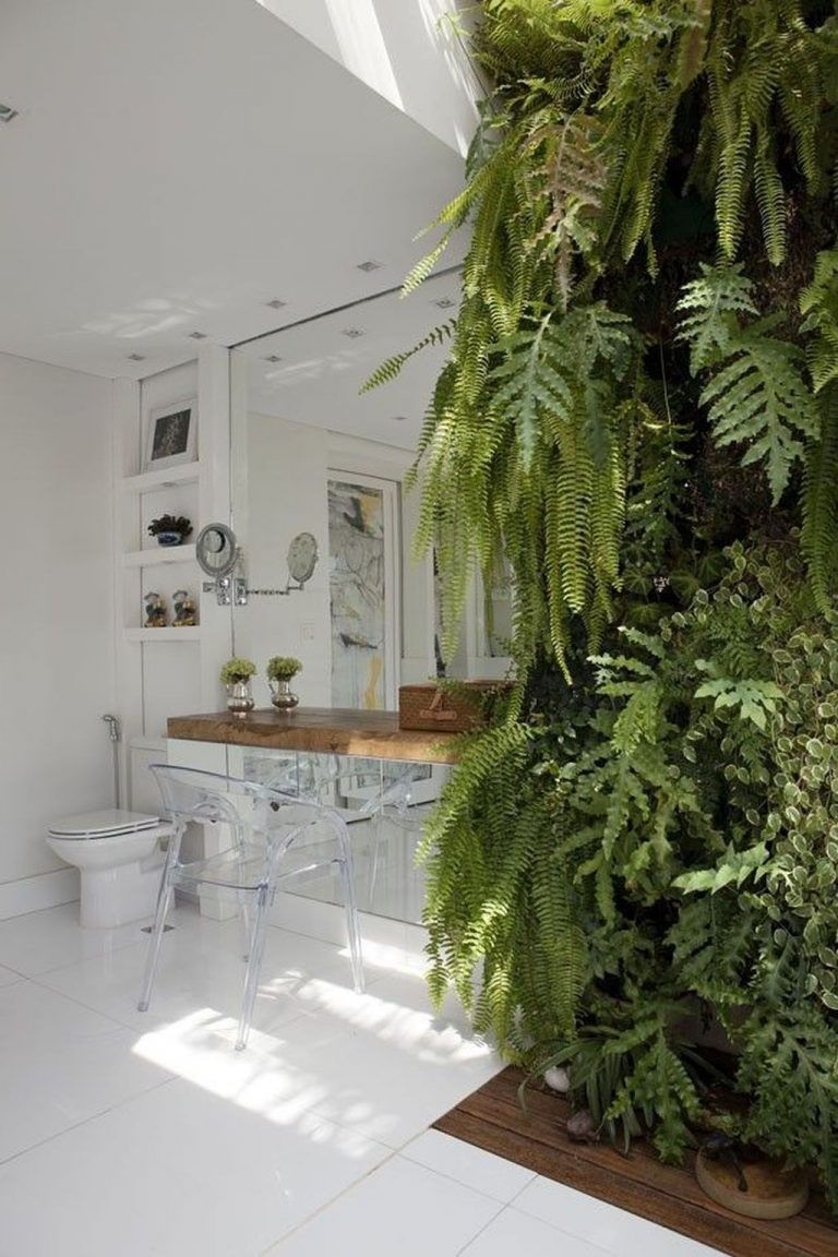 42 Best Jungle Bathroom Design Ideas -   13 office planting ideas