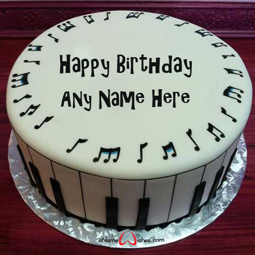 Best Musical Birthday Name Wish Cake -   14 cake Birthday music ideas