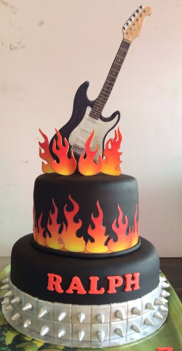 27+ Brilliant Photo of Rock Star Birthday Cake -   14 cake Birthday music ideas