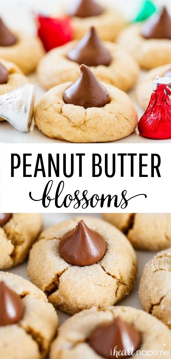 Peanut Butter Blossoms -   14 desserts Peanut Butter hershey’s kisses ideas