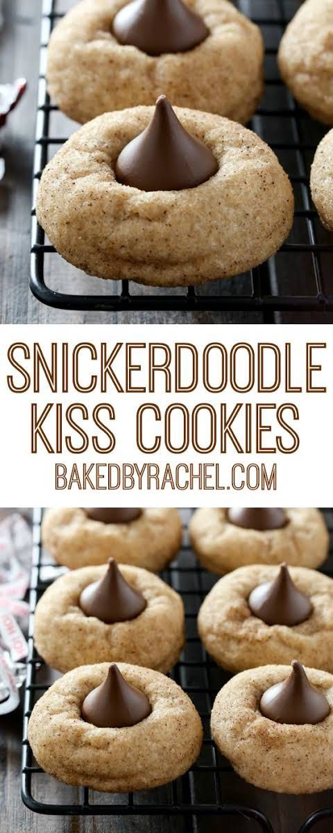 Snickerdoodle Kiss Cookies -   14 desserts Peanut Butter hershey’s kisses ideas