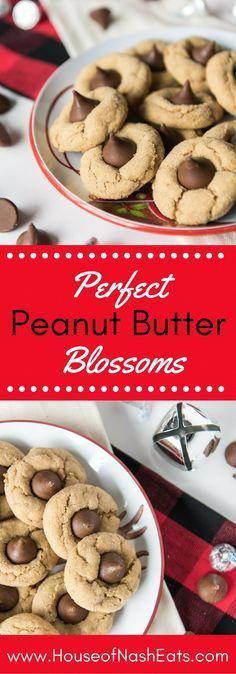 Perfect Peanut Butter Blossoms -   14 desserts Peanut Butter hershey’s kisses ideas