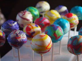 14 marble cake Pops ideas