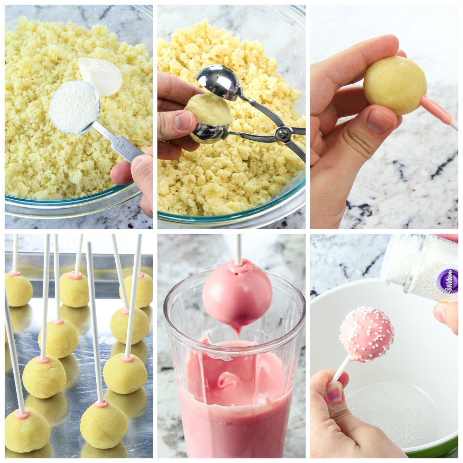 34 Cake Pop Recipes You'll Fall In Love With -   14 marble cake Pops ideas