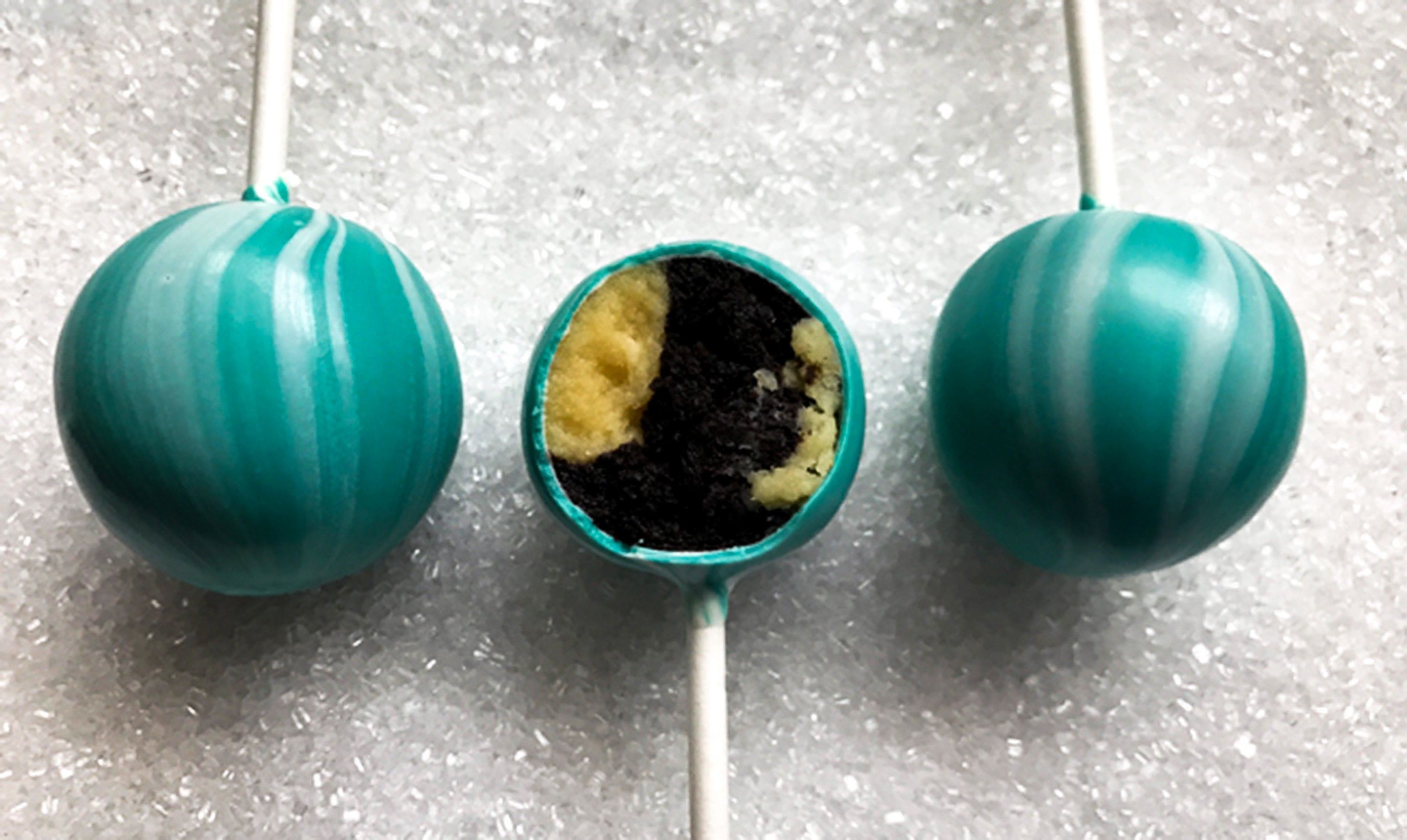 14 marble cake Pops ideas