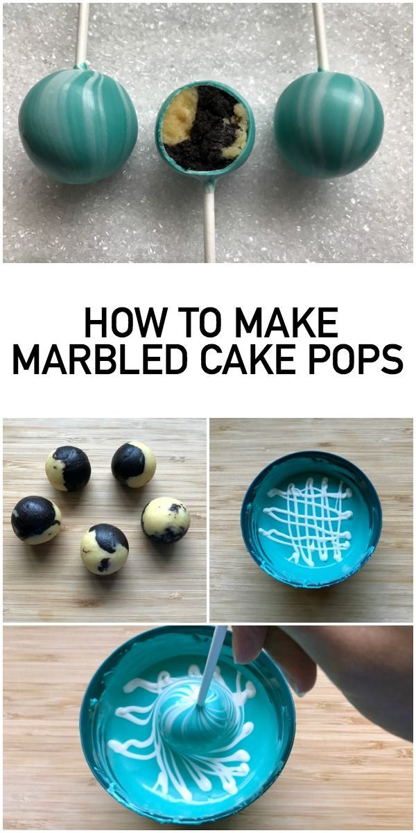 How to Make Marble Cake Pops (Inside AND Out!) -   14 marble cake Pops ideas