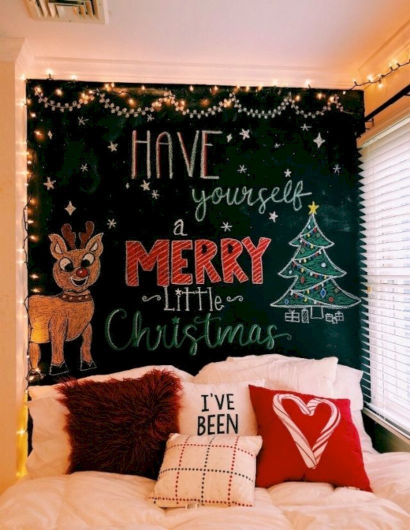 40 Cute Christmas Bedroom Decor Ideas for kids -   14 room decor Christmas kids ideas