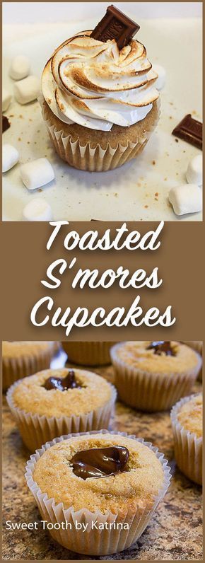 Hershey's Filled S'mores Cupcakes -   15 cup cake Flavors ideas