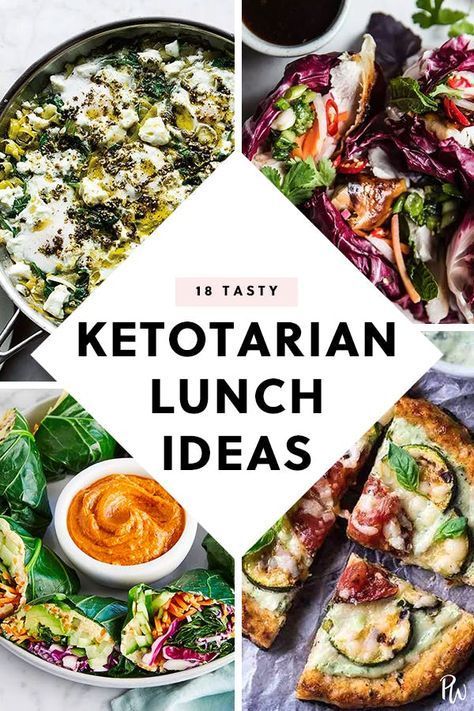 18 Easy and Tasty Ketotarian Lunch Recipes (Because You're Healthy Like That) -   15 diet Lunch vegetarian ideas