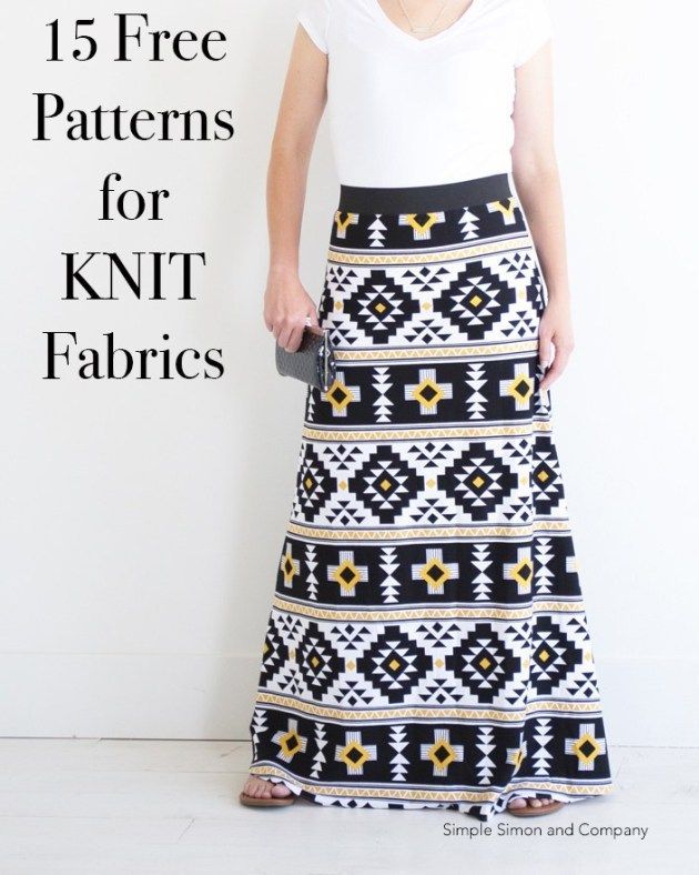 15 Sewing Projects for KNITS (and Beginners -   15 DIY Clothes Dress beginners sewing ideas
