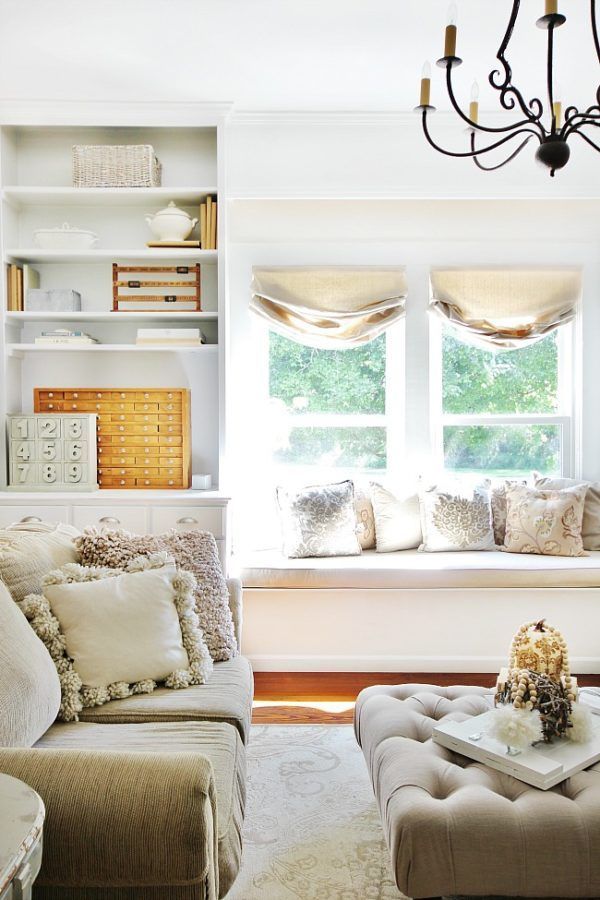 How to Make a Drop Cloth Roman Shades -   15 diy projects For Bedroom roman shades ideas