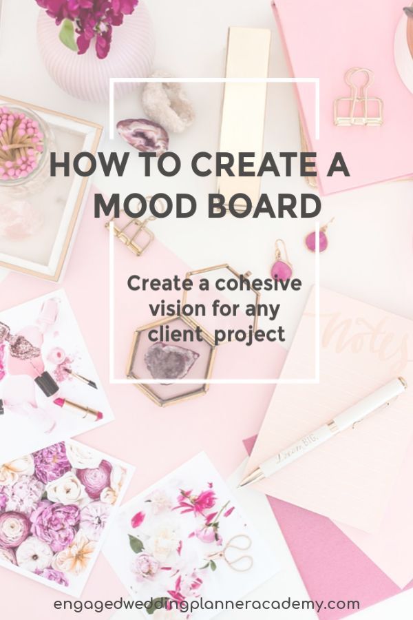 How to Create a Wedding Planner Mood Board -   15 Event Planning Logo projects ideas