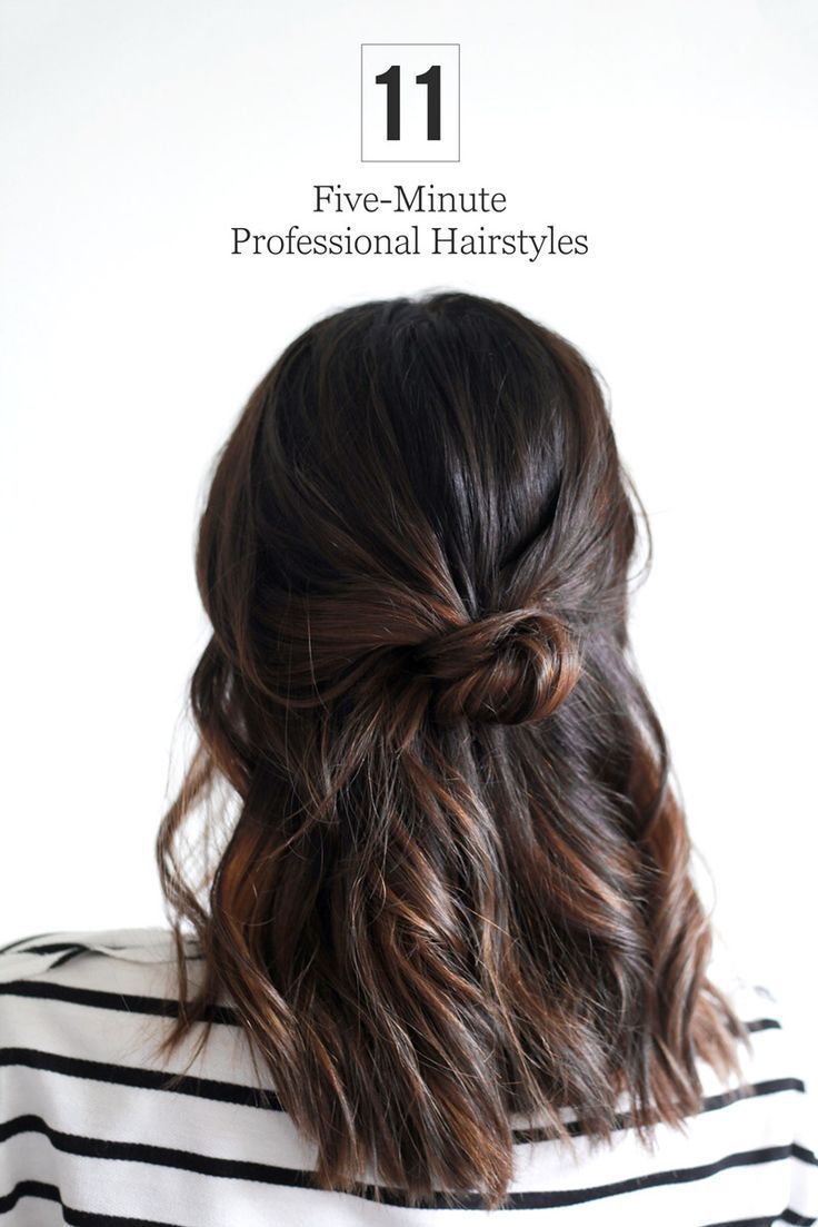 5-Minute Office-Friendly Hairstyles -   15 hairstyles For Work easy ideas