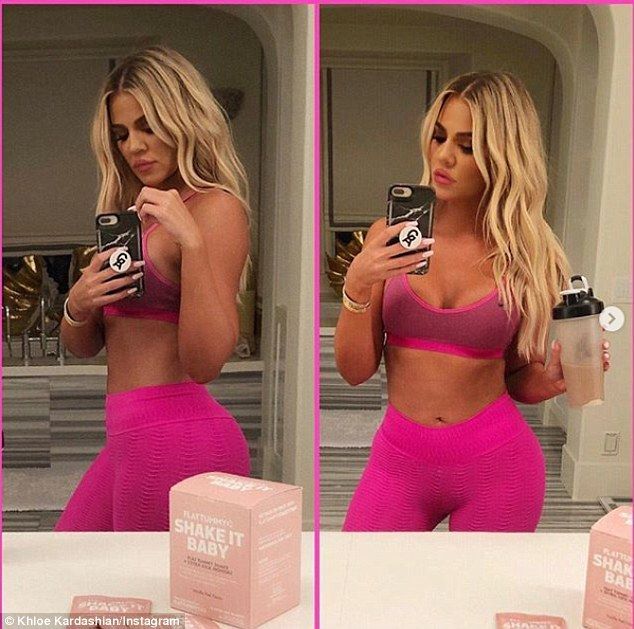 Khloe Kardashian shows off sculpted abs in hot pink sportswear -   15 khloe kardashian fitness Photoshoot ideas