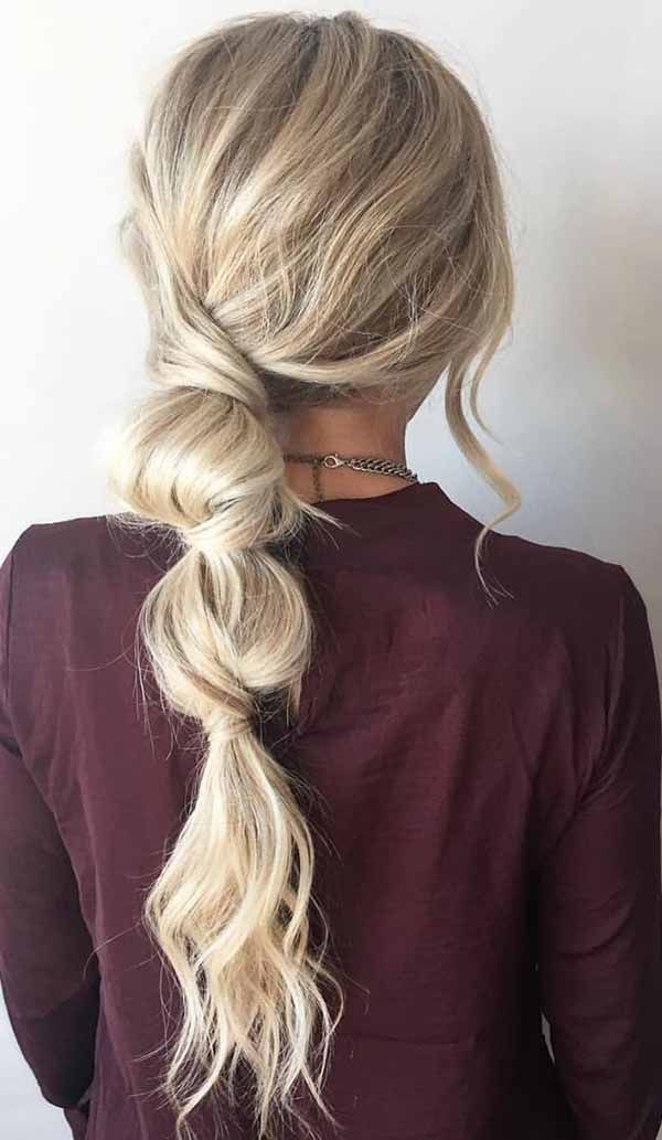 25 Quick Hairstyles for Long Hair : Time Saving Hairstyle for you -   15 quick hairstyles ideas