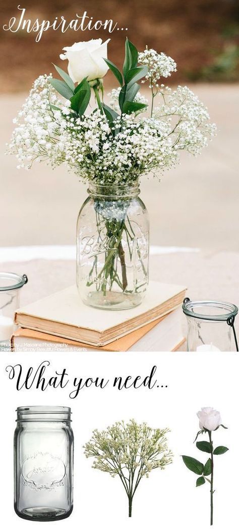 Rustic Wedding Ideas: 45 Breathtaking Ideas for Your Big Day -   15 wedding Blue mason jars ideas