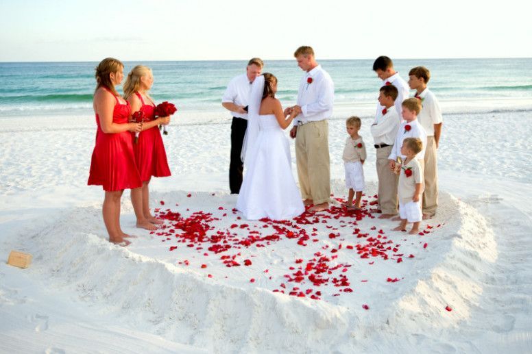 - Beach Ceremony -   15 wedding Small vow renewals ideas