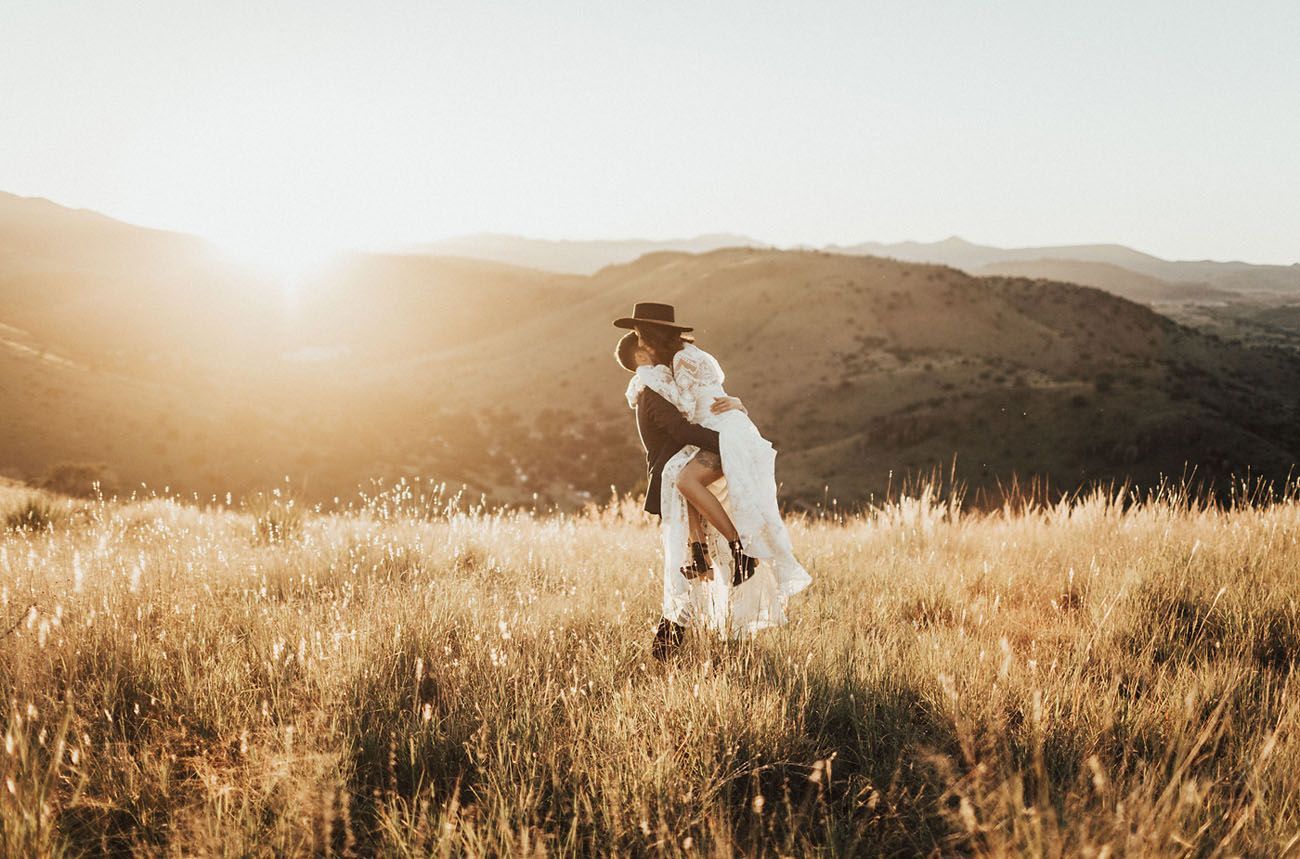 Rustic + Rad: Intimate Vow Renewal in the Desert of Marfa, Texas -   15 wedding Small vow renewals ideas