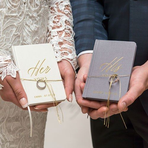 Personalized Vow Pocket Notebook – His Vows -   15 wedding Small vow renewals ideas
