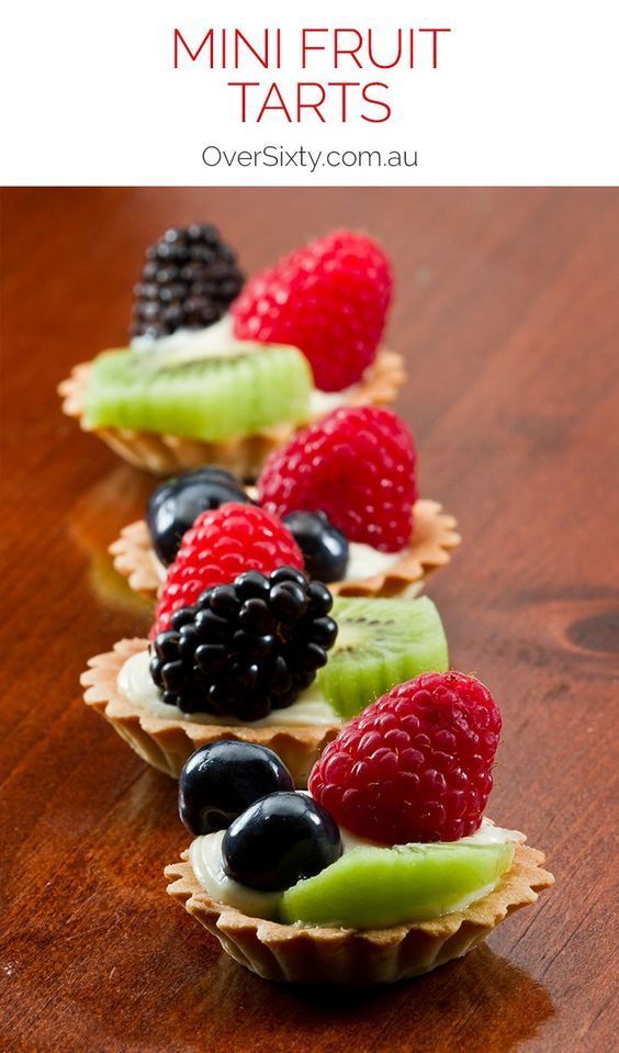 Mini fruit tarts -   16 cake Mini high tea ideas