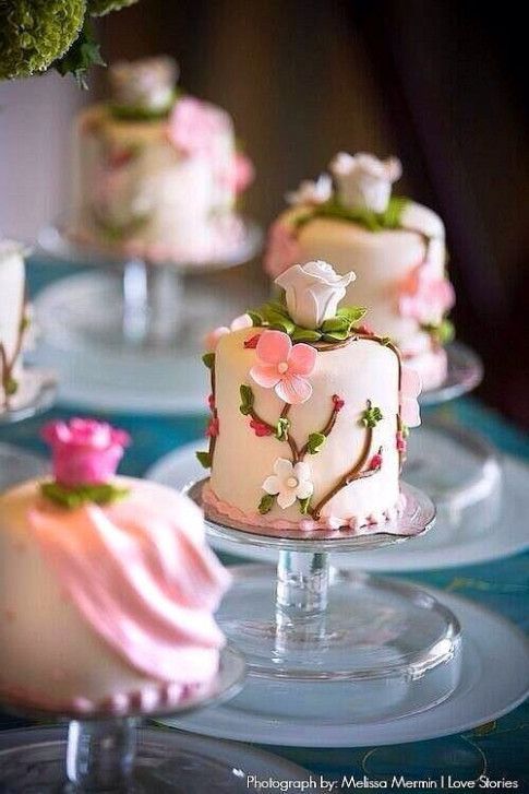 Mini Wedding Cupcakes Tea Time -   16 cake Mini high tea ideas