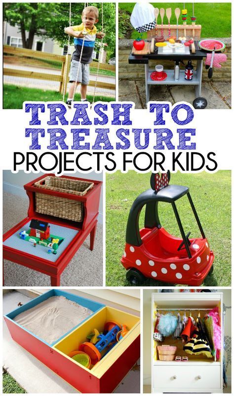 Trash To Treasure -   16 diy projects For Mom kids ideas