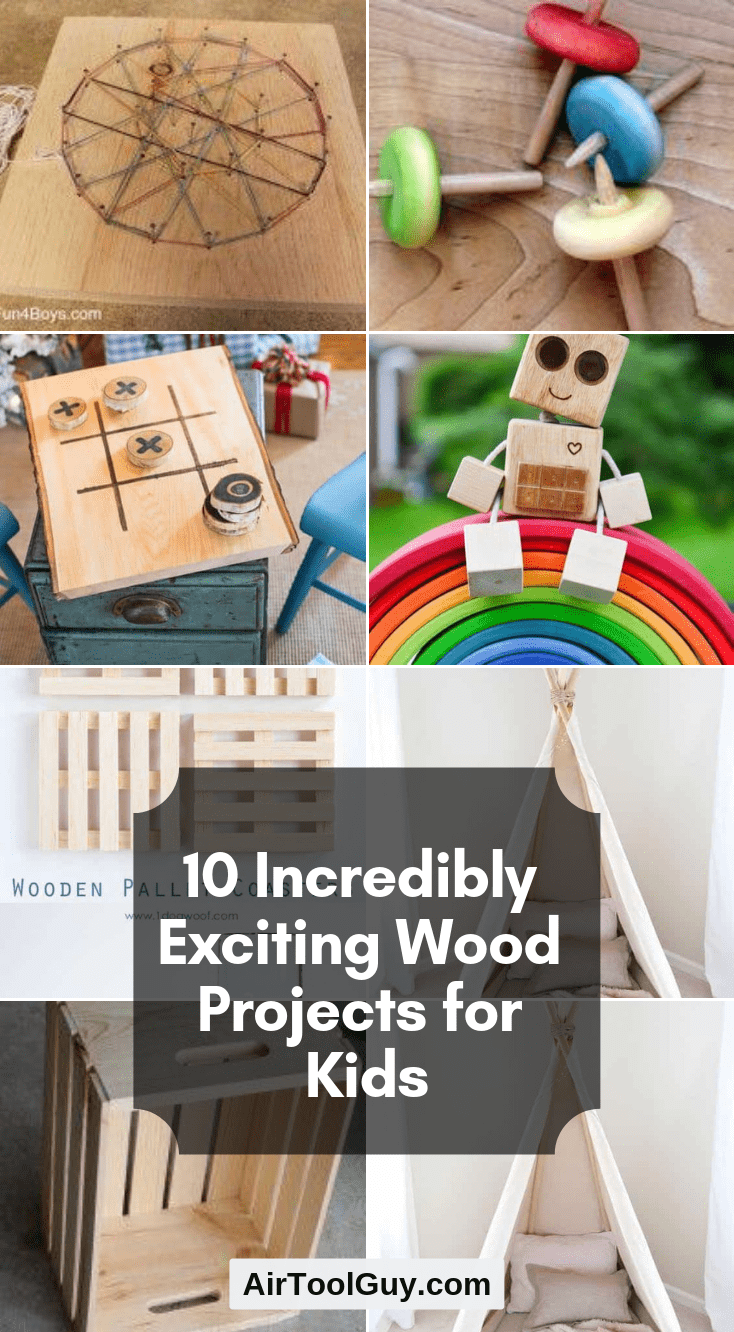 10 Incredibly Exciting Wood Projects for Kids -   16 diy projects For Mom kids ideas