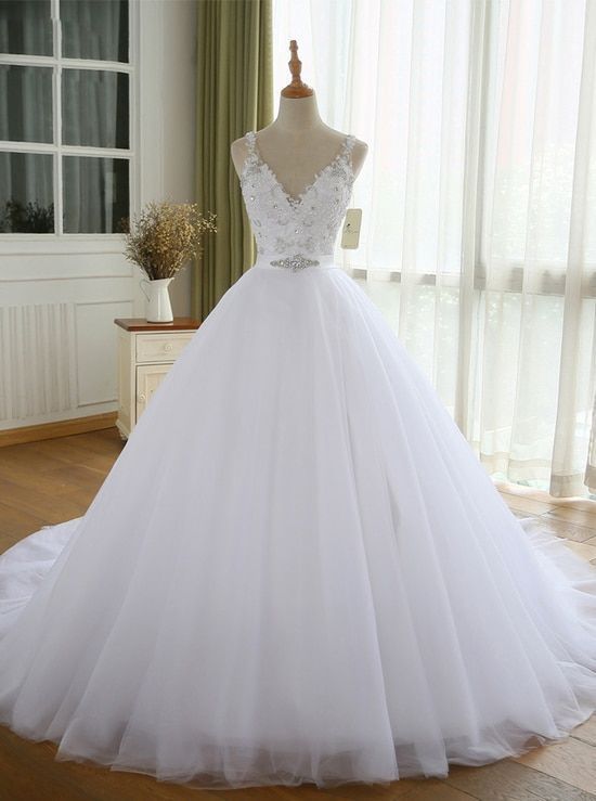 White Wedding Dresses,Tulle Bridal Dress,Modest Wedding Dress,11160 -   16 dress Modest bags ideas