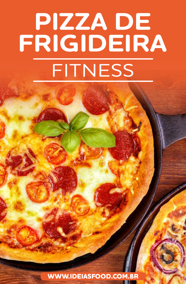 Pizza Fit de Frigideira -   16 fitness Food receitas ideas