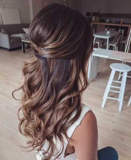 35+ Ideas Hair Bridesmaid Brunette Hairstyles -   16 hair Prom brunette ideas