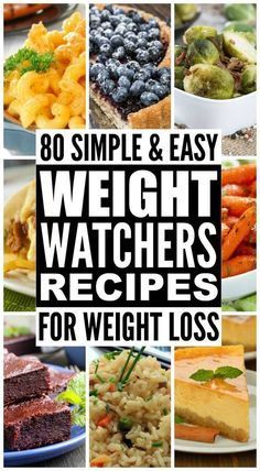 Lose Weight Without Starving: 80 Weight Watchers Recipes (With Points!) -   16 make ahead diet Meals ideas
