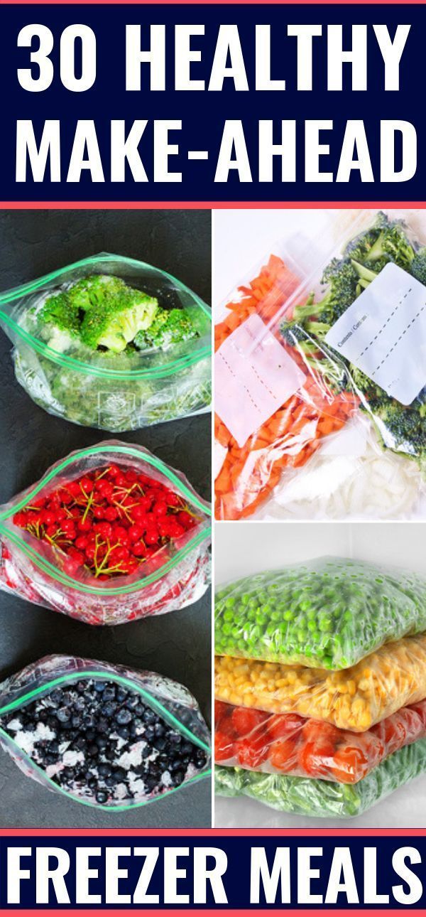 30 Easy Healthy Freezer Meals To Make Ahead -   16 make ahead diet Meals ideas