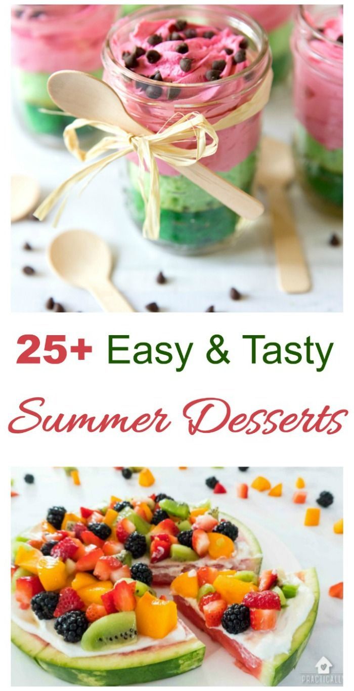 Summer Dessert Table - Tips for Sweets that Take the Heat -   16 outdoor desserts Table ideas
