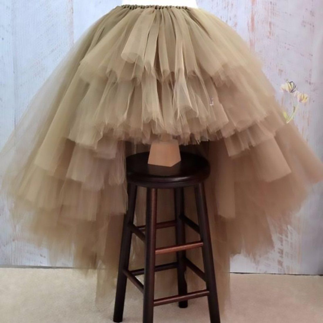 Women's Skirt Tiered Layers Tulle Personalized Puffy Asymmetrical Real Photo Women's Skirt Tiered Layers Tulle Personalized Puffy Asymmetrical Real Photo -   16 tulle dress DIY ideas
